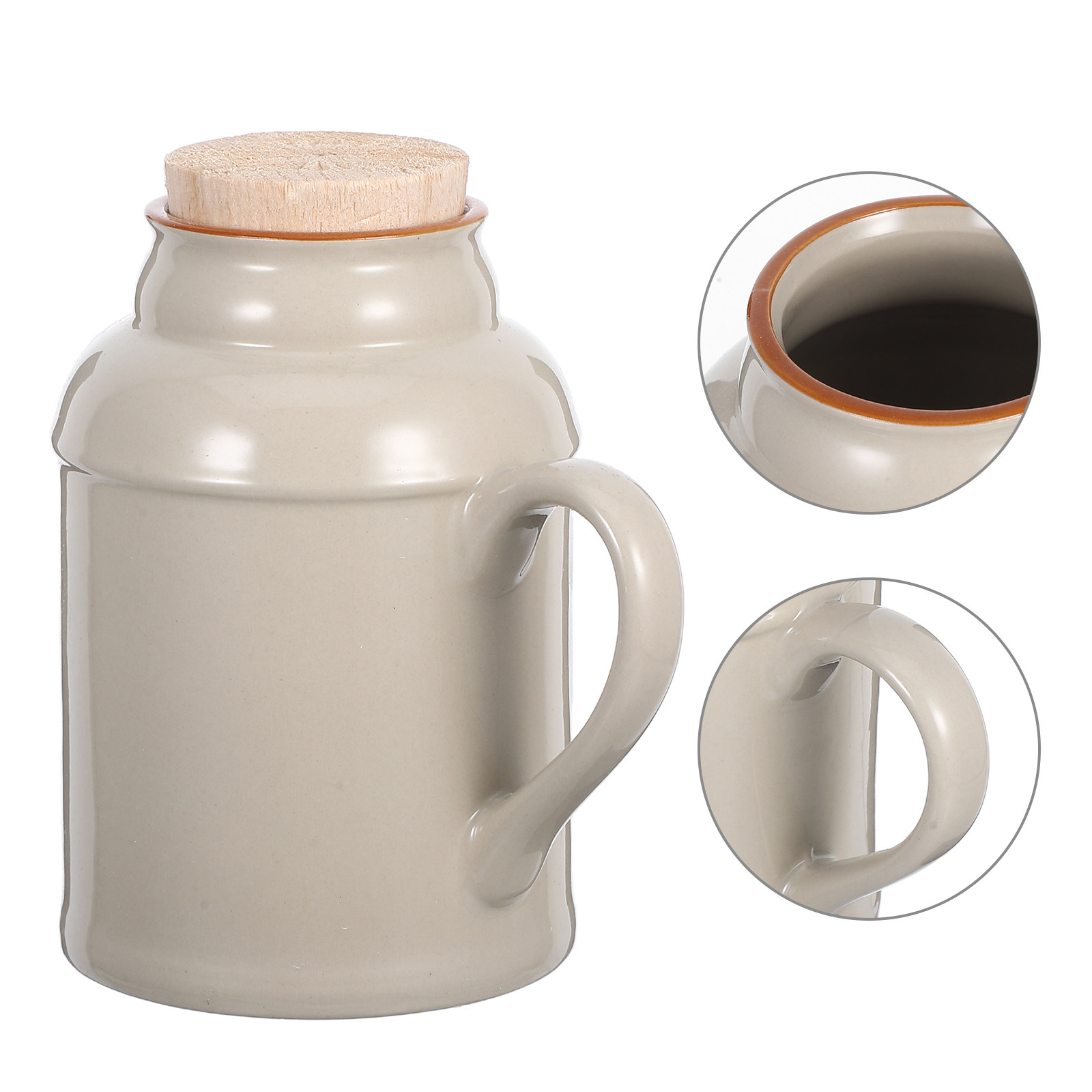 Coffee Tea Containers - Декоративный винтажный керамический чайник с крышкой,