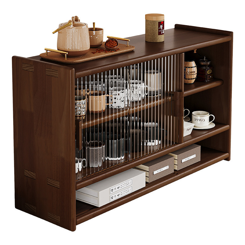 Coffee Tea Holders - Пылезащитный подстаканник Деревянный чайный сервиз Шкаф