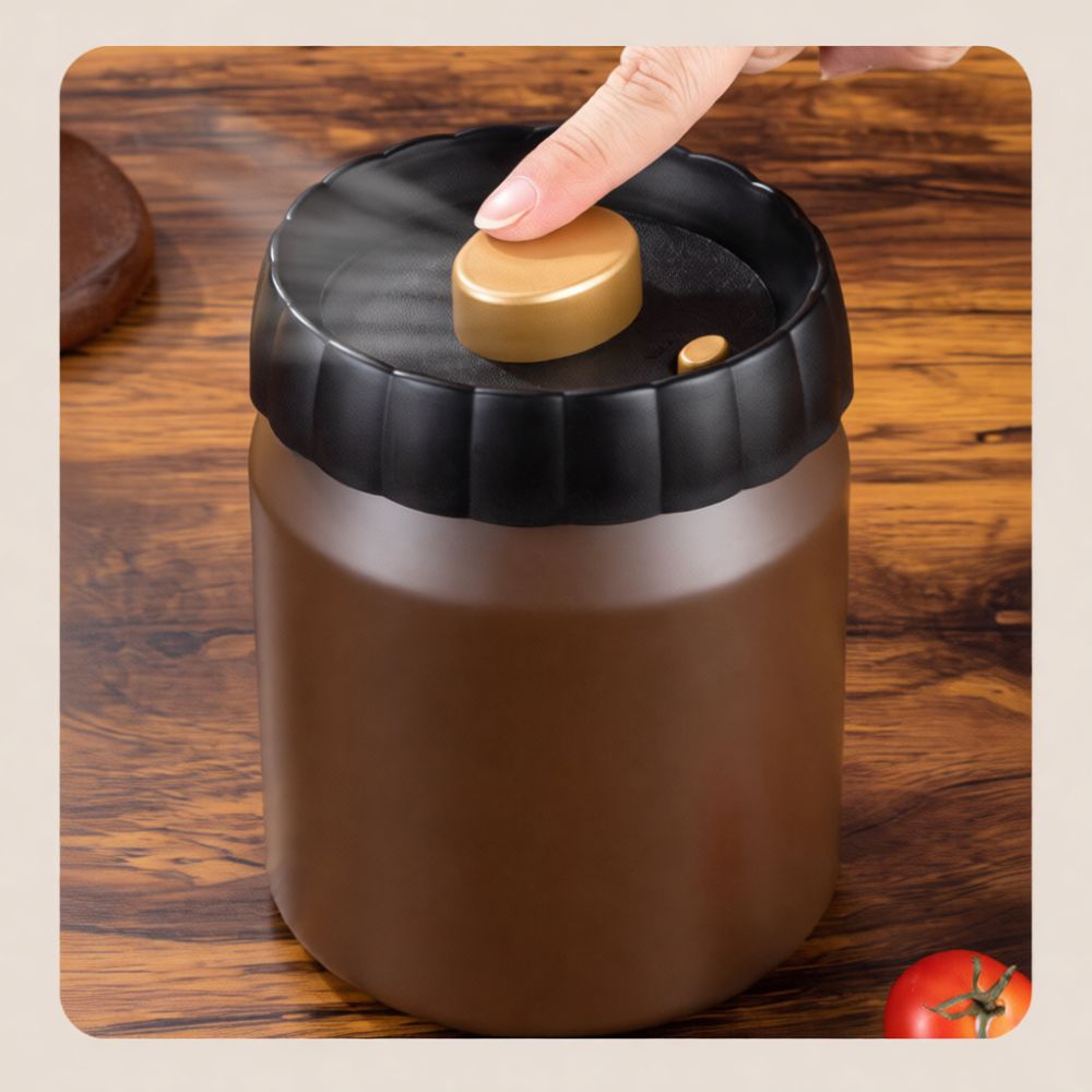 Coffee Tea Leaf And Bean - Вакуумный контейнер для хранения кофейных зерен,