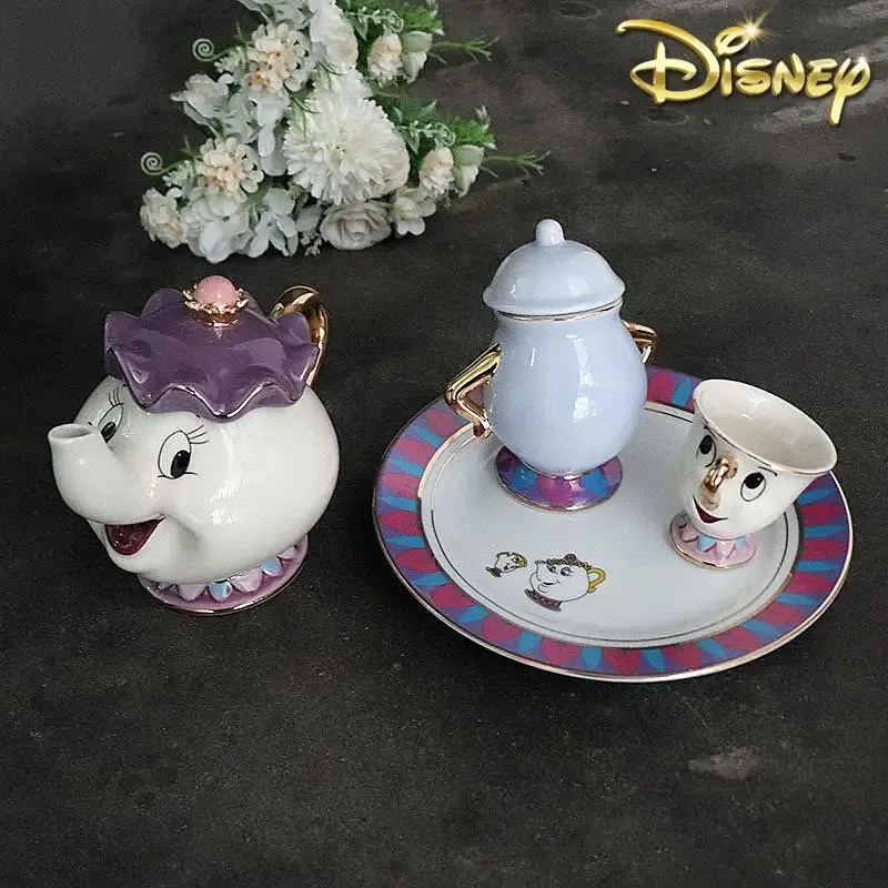 Coffee Tea Sugar Set - Горячая новинка: Чайник-фляга «Красавица и Чудовище»