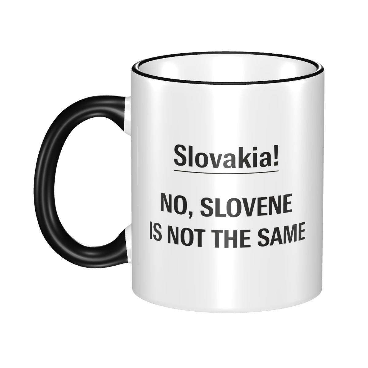 Coffee Tea Joke - Забавная кружка с географическим шутливым мотивом: