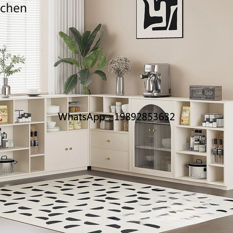 Coffee & Tea Maker Machine - Кухонный боковой шкаф-тумба i7 Cream Wind
