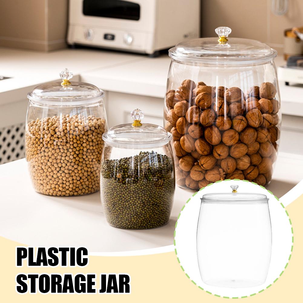 Coffee Tea Containers - Большая прозрачная пластиковая герметичная банка с