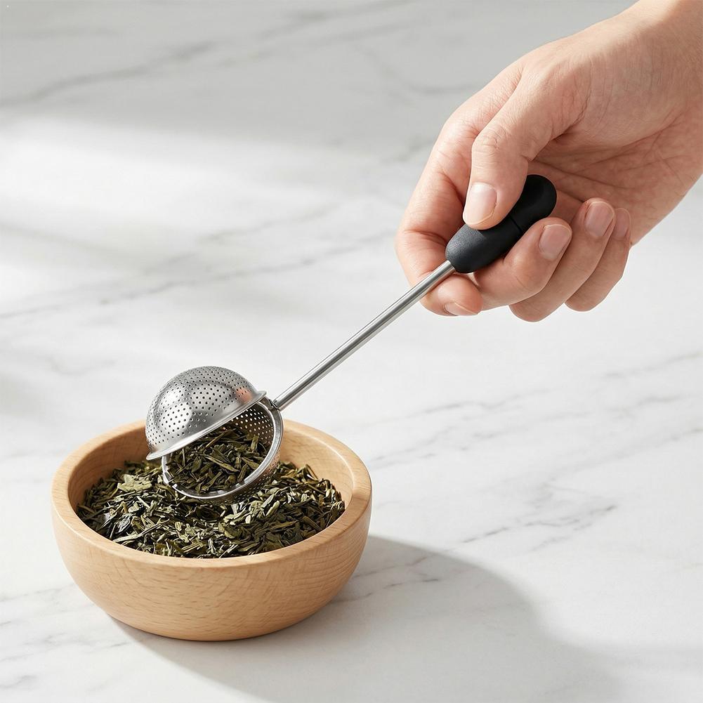 Tea Strainer Mesh - Многоразовый металлический сетчатый заварочный фильтр-шар из