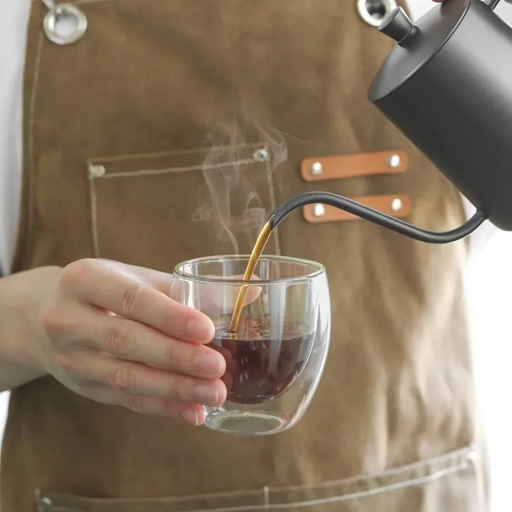 6 шт. прозрачные стеклянные ко – обзор и цена Coffee And Tea Bar