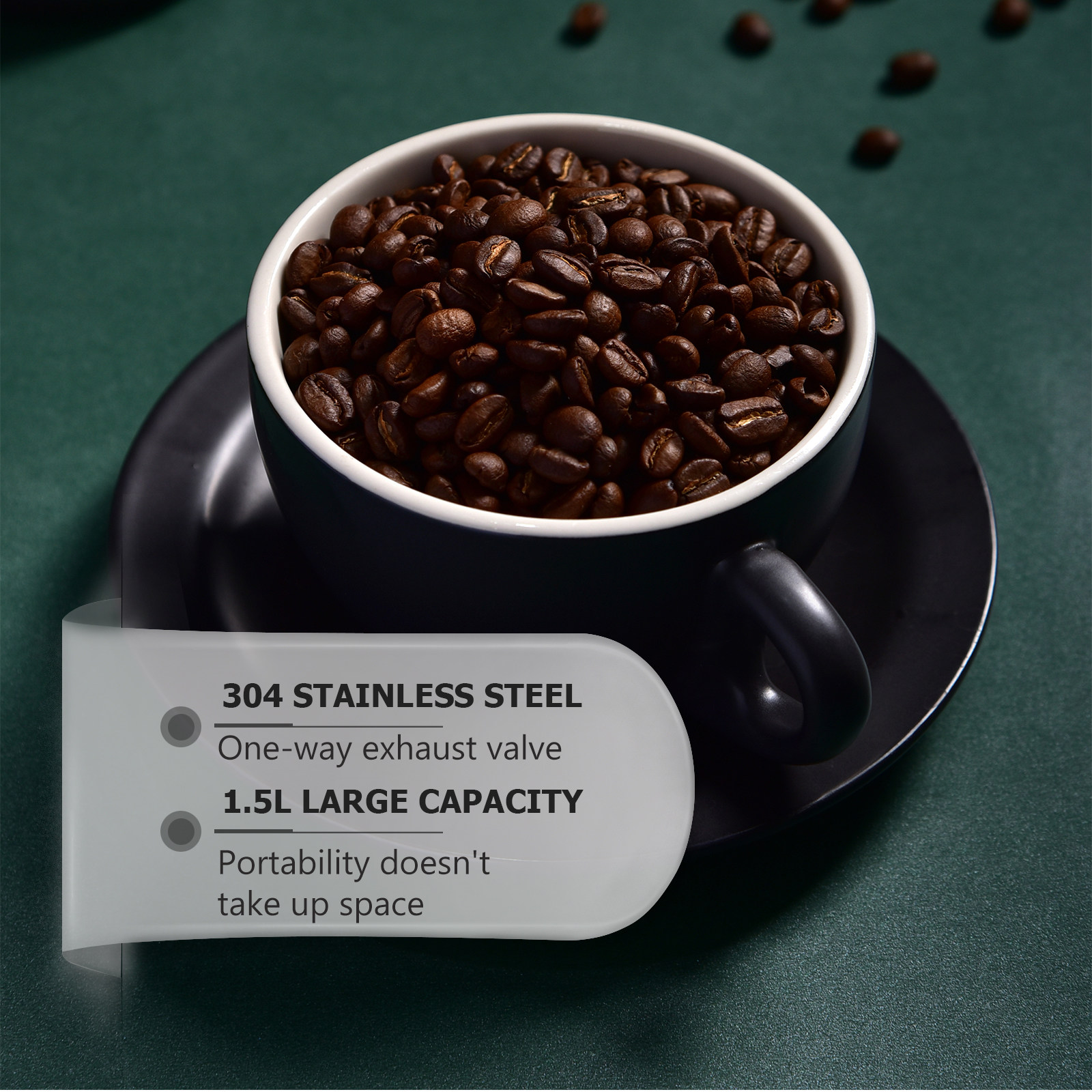 1 шт. герметичная банка для хр – обзор и цена Coffee Tea Containers