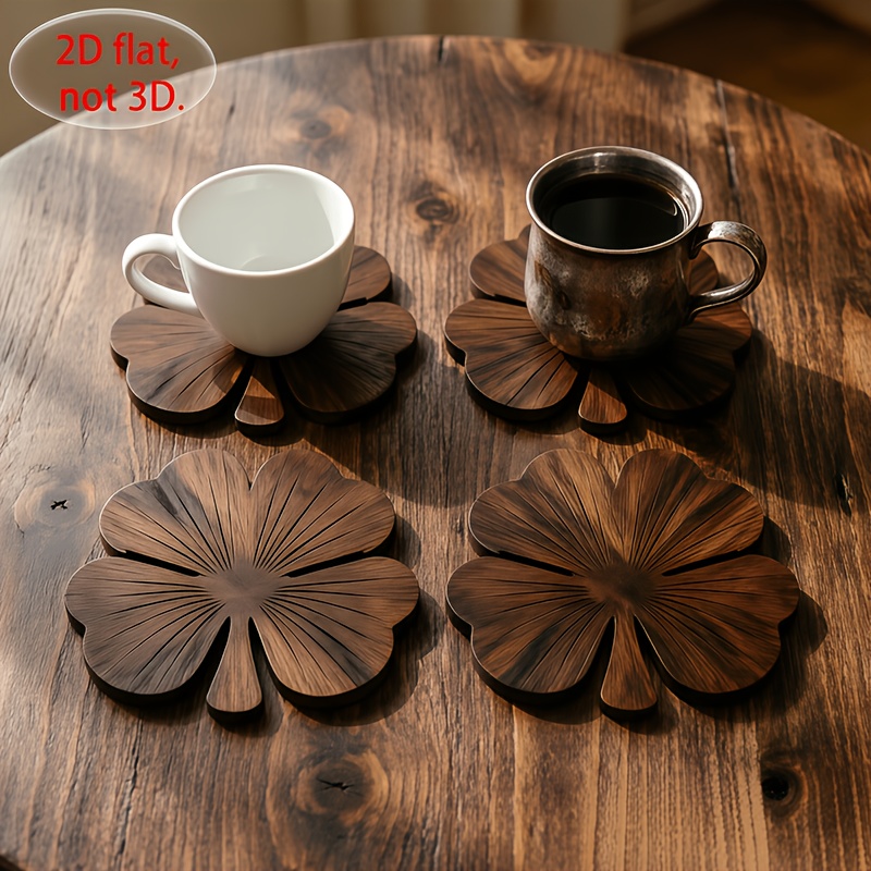 Набор из 4-х плоских деревянны – обзор и цена Coffee Tea Sugar Set