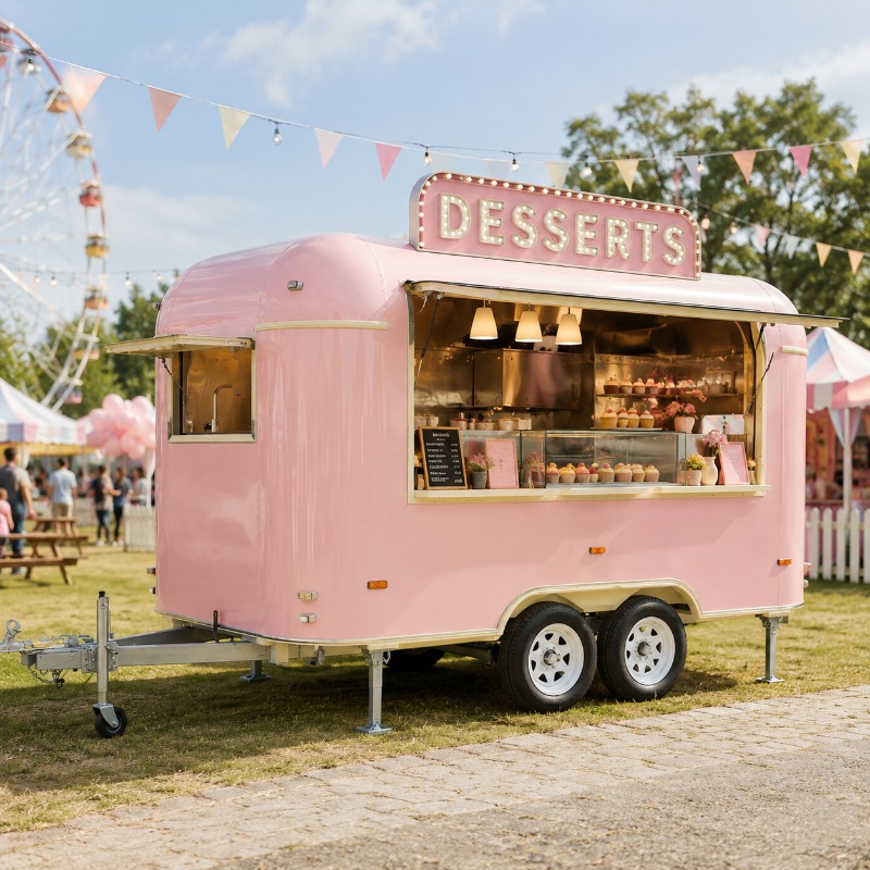 Фудтрак-прицеп для уличной тор – обзор и цена Coffee Tea Van