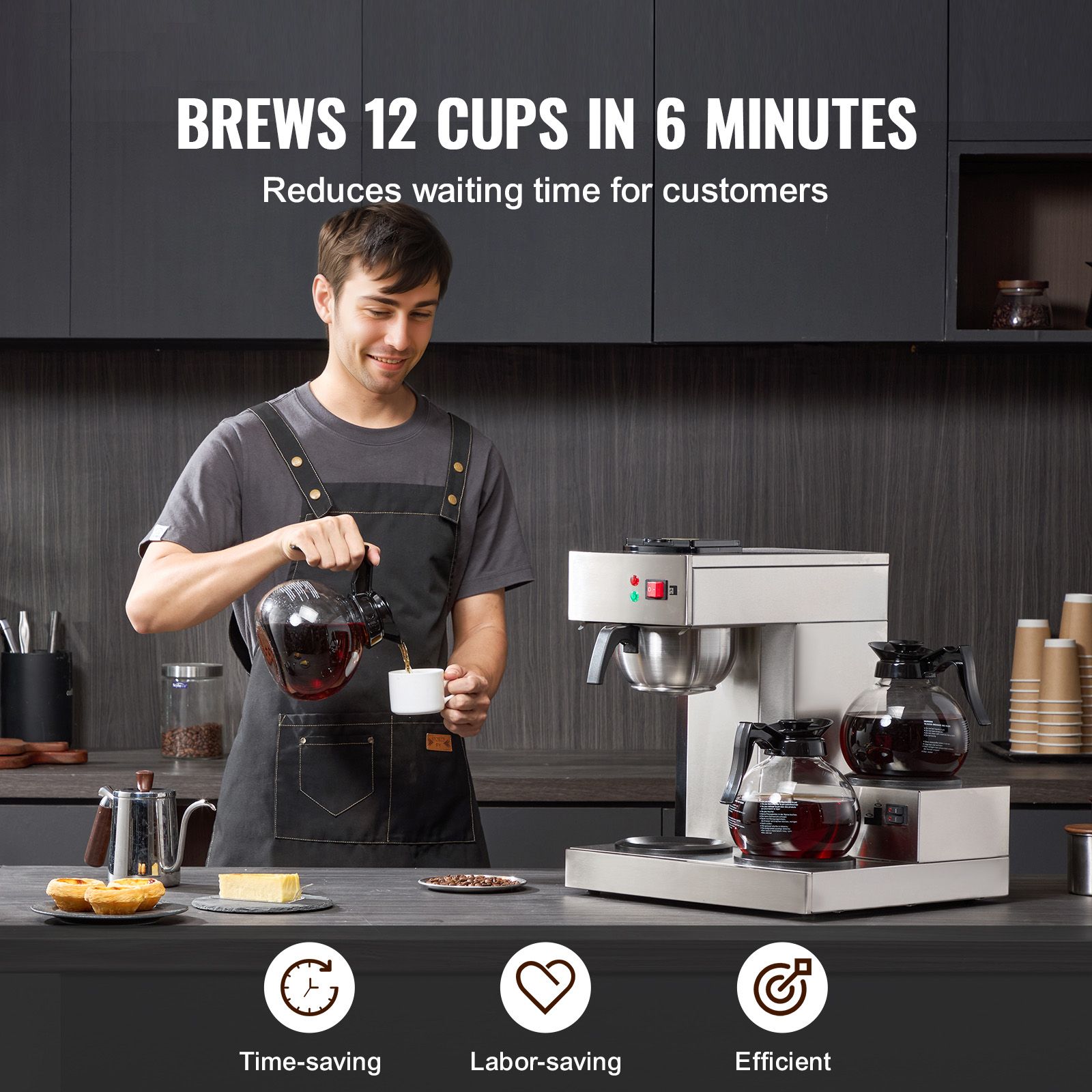 Кофеварка капельного типа на 1 – обзор и цена Coffee & Tea Maker Machine