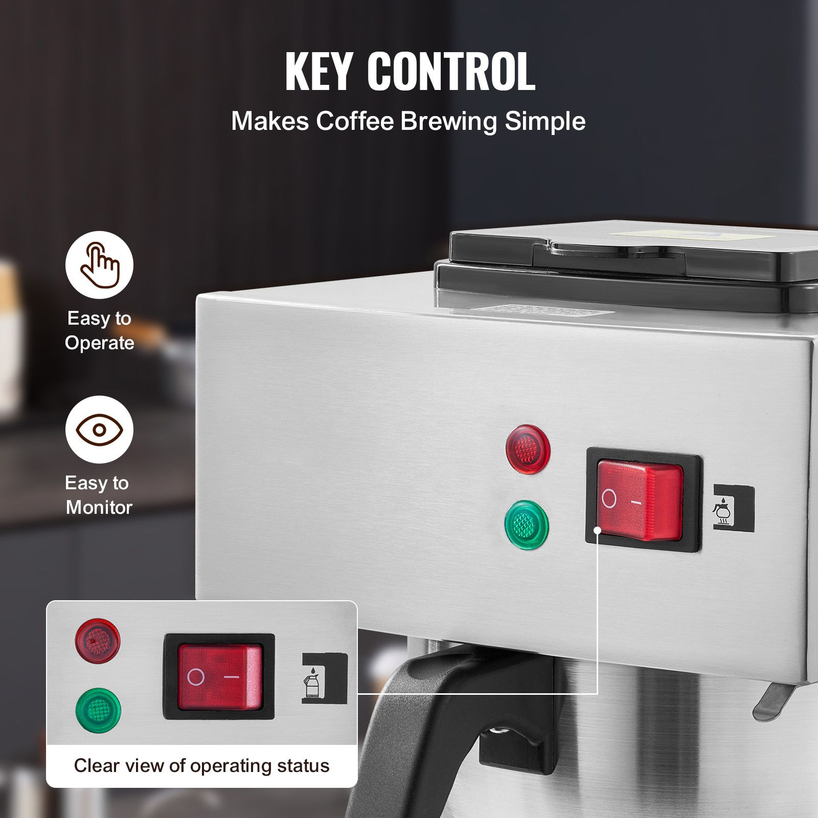 Кофеварка капельного типа на 1 – обзор и цена Coffee & Tea Maker Machine