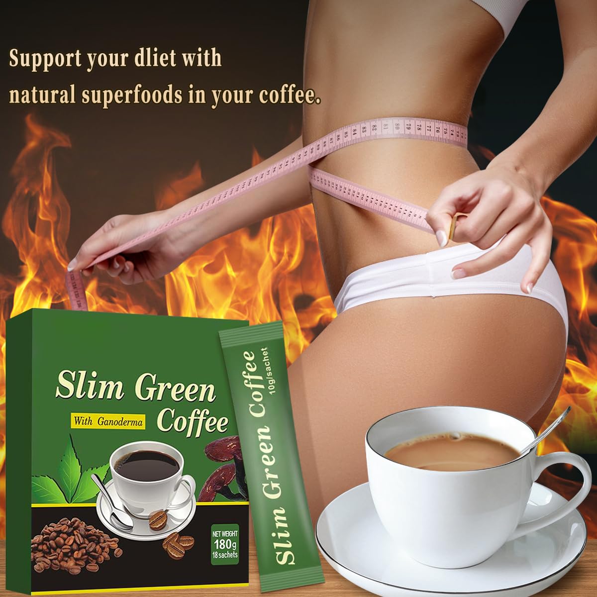 18 шт./кор., тонкий зеленый ко – обзор и цена Coffee Tea Weight Loss