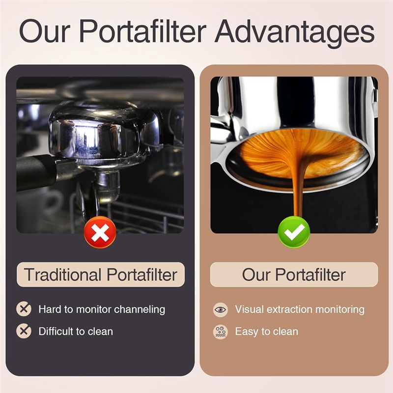 ABUN 54-мм портафильтр без дна – обзор и цена Breville Espresso Barista Express